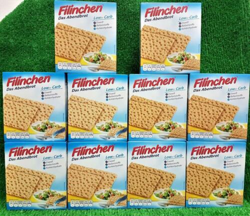 (22€/kg) 10x Filinchen Das ABENDBROT low carb , OSTPRODUKT! Knäckebrot 
