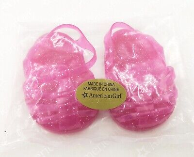American Girl a pair of Jelly sandals shoes for 18'' doll dress