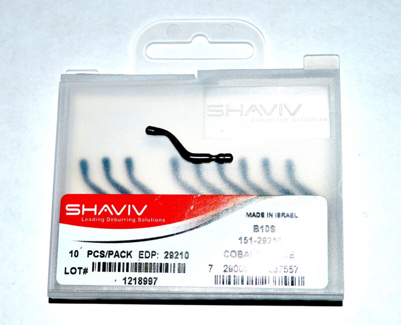 Shaviv B10S  Cobalt Cutter Deburring Blade Pkg of 10  #29210 
