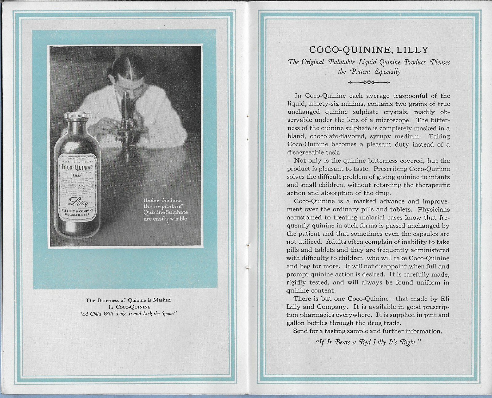VINTAGE MEDICAL ADVERTISING ELI LILLY CO PRODUCTS CLEAN 12 page BOOKLET