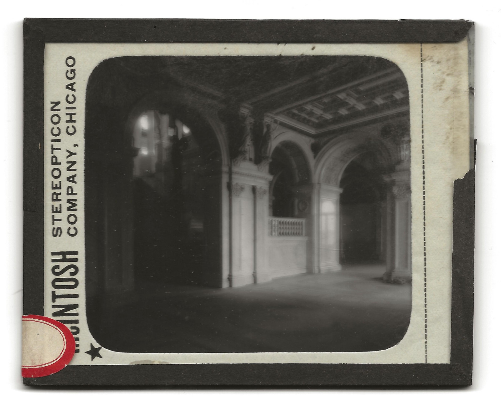 Magic Lantern Glass Slide, Library of Congress Main Vestibule