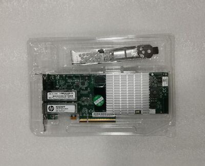 HP NC523SFP QLE3242-HP Dual Port 10Gb Ethernet 10GbE SFP+ PCI-E NIC Network