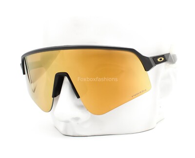 Oakley Sutro Lite Sweep Sunglasses OO9465-1739 Matte Carbon Prizm Gold w/case