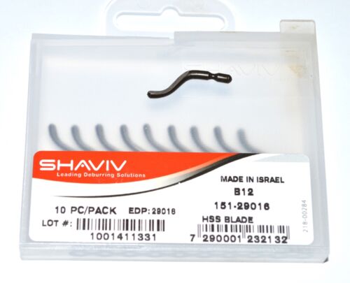 Shaviv B12 HS  RH Short Nose Deburring Replacement Blades  #29016 