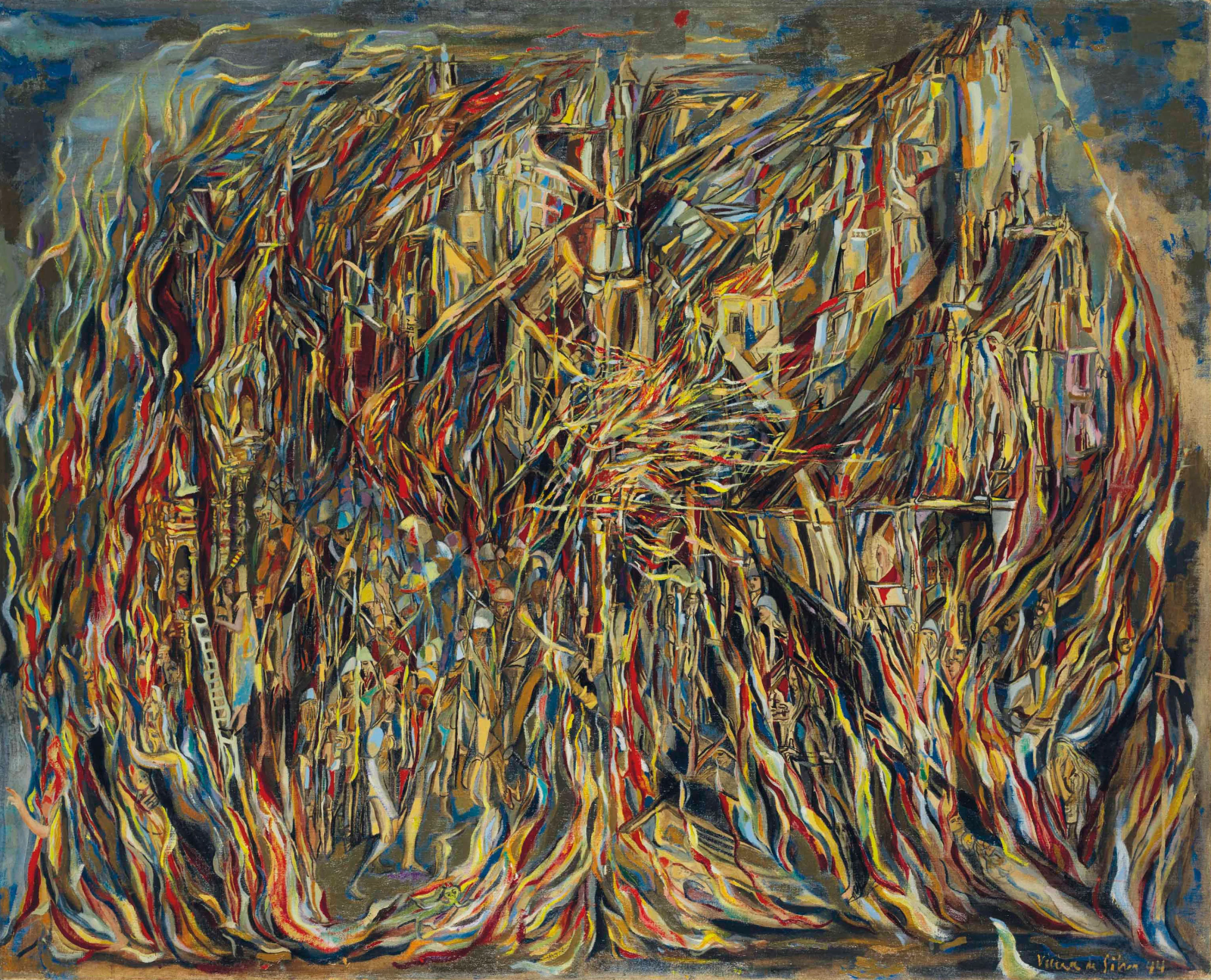 The Fire : Maria Helena Vieira da Silva : 1944 : Archival