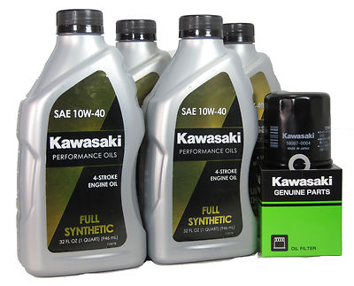 2010 Kawasaki VULCAN 900 CUSTOM Full Synthetic Oil Change Kit