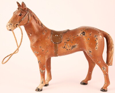 Vintage Hubley Cast Iron Horse Figurine