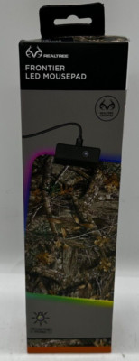 Realtree Edge Gaming Mouse Pad 13 LED Light Modes Anti Slip Base 12.5''x9'' New !!