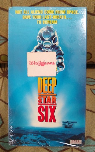 NEW - Deep Star Six VHS Tape FACTORY SEALED WATERMARK LIVE