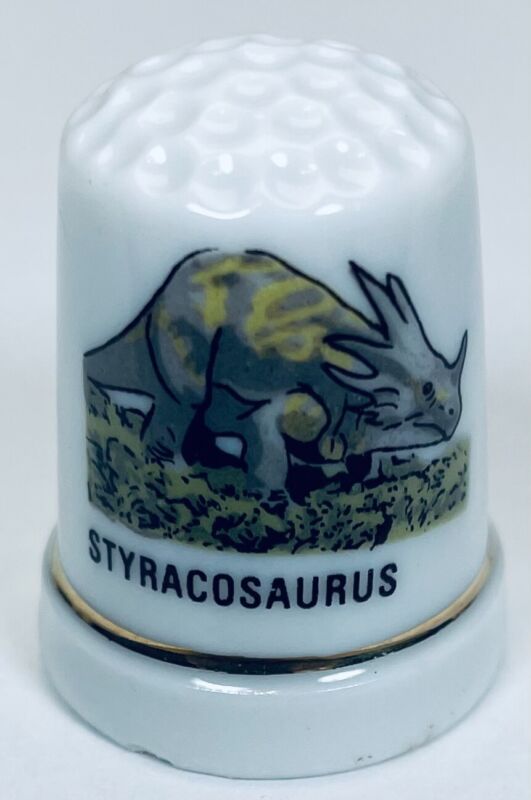 Thimble Styracosaurus Dinosaur