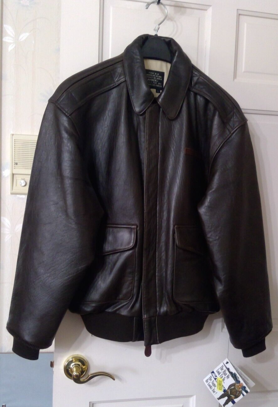 Vintage A2 leather Avirex Bomber Jacket New With Tags | eBay Vintage A2 leather Avirex Bomber Jacket New With Tags | eBay