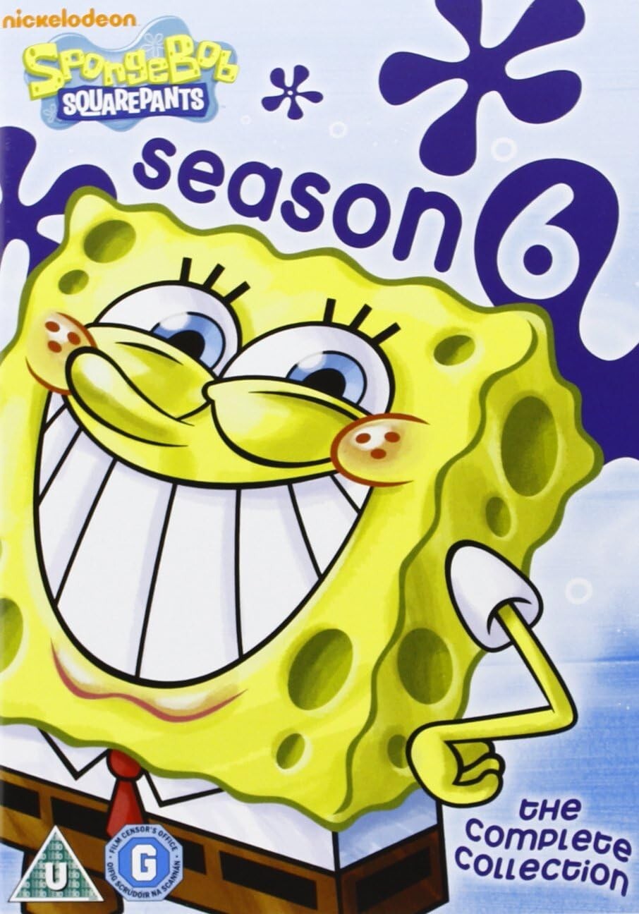 SPONGEBOB and SQUAREPANTS COMPLETE SERIES 6 DVD 6th Sixth