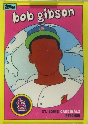 Topps PROJECT 2020 BOB GIBSON by Keith Shore card 54 IN-HAND