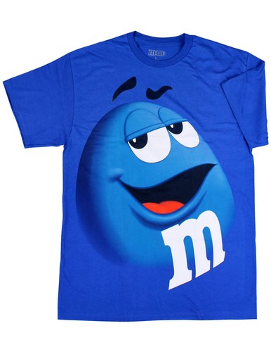 【美品】M&M ×MASSES PRINT L/S TEE RED Vintage M&M's Brand T Shirt Red Medium Graphic Print