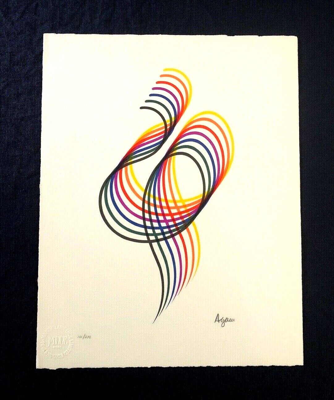 アート・デザイン・音楽 Yaacov agam by popper farnk Yaacov Agam Popper Frank 1983 2nd Edition Vintage Fine Art
