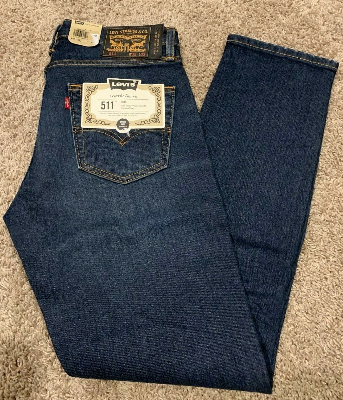 511 Slim Fit Flannel Pants Jeans 