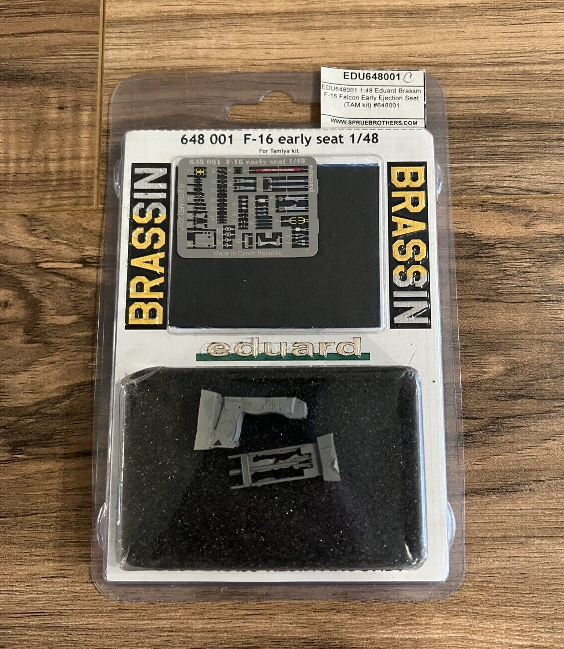 Eduard 1/48 Brassin for F-16 Falcon Early Ejection Seat forTamiya kit - 648001 Eduard 1/48 Brassin for F-16 Falcon Early Ejection Seat forTamiya kit - 648001