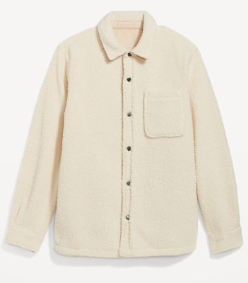 Old navy sherpa store jacket mens