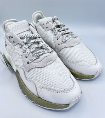 adidas Nite Jogger Gold/White Women's Sizes FV4138 New Box No Lid