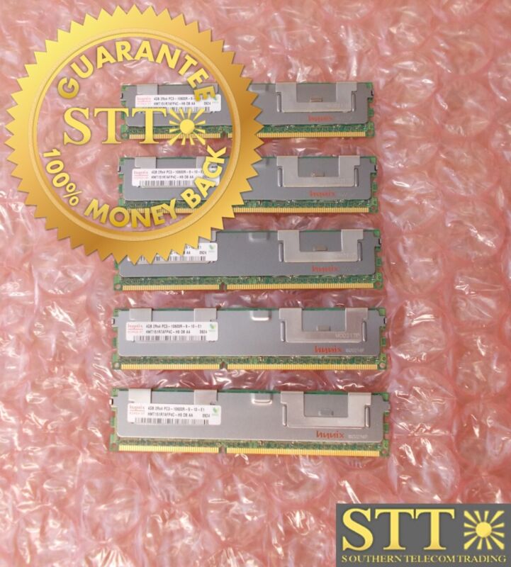 Hmt151r7afp4c-h9 Hynix 4gb Pc3-10600r Ddr3-1333 Reg Ecc 2rx4 Cl9 240p (lot Of 5)