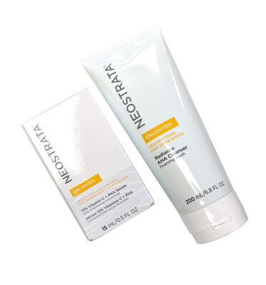 Neostrata Enlighten Uneven Tone  Dark Spot Brightening Conccentrate Cleanser Set