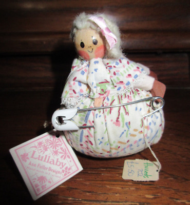 Vintage Lullaby Ann Fuller Designs Pin Cushion Handmade in England Doll Harrods
