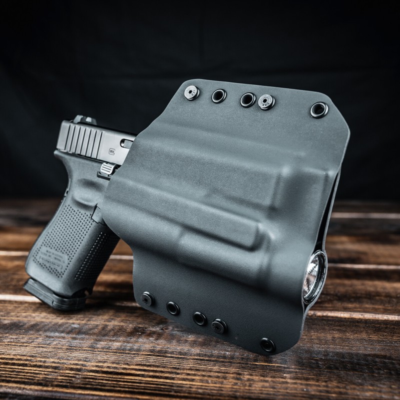 Holsters Hanguns with STREAMLIGHT TLR4 USA STEALTH BLACK OWB Kydex