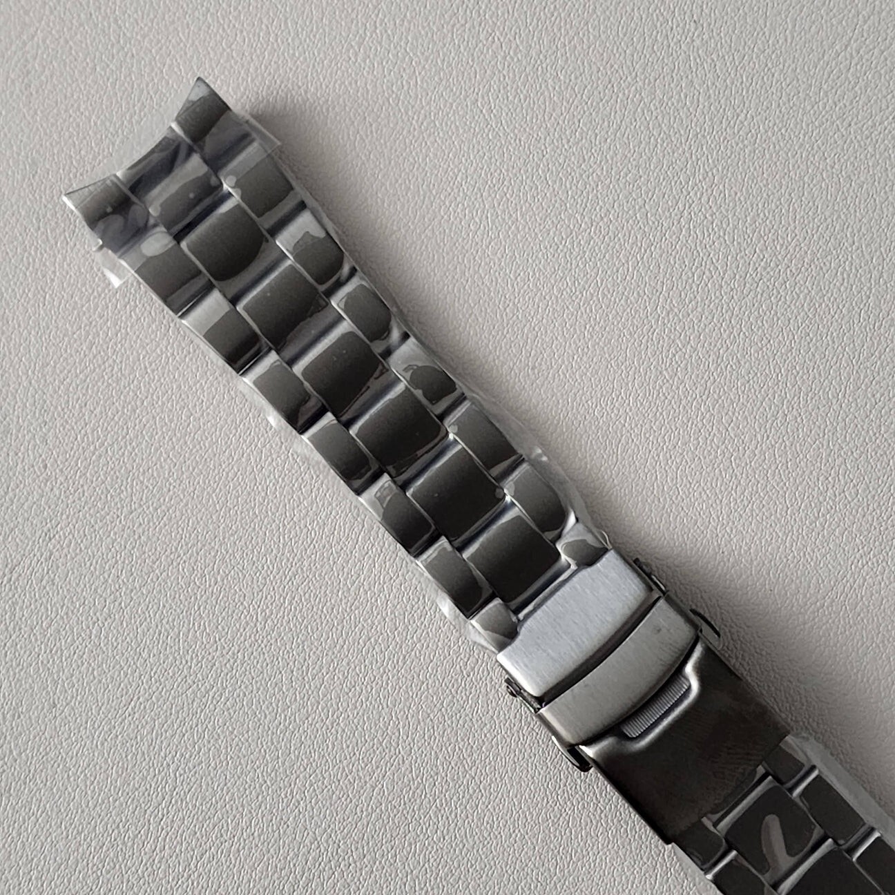 アクセサリー SK Bracelet SKX007 Oyster Female Solid End Links Gunmetal