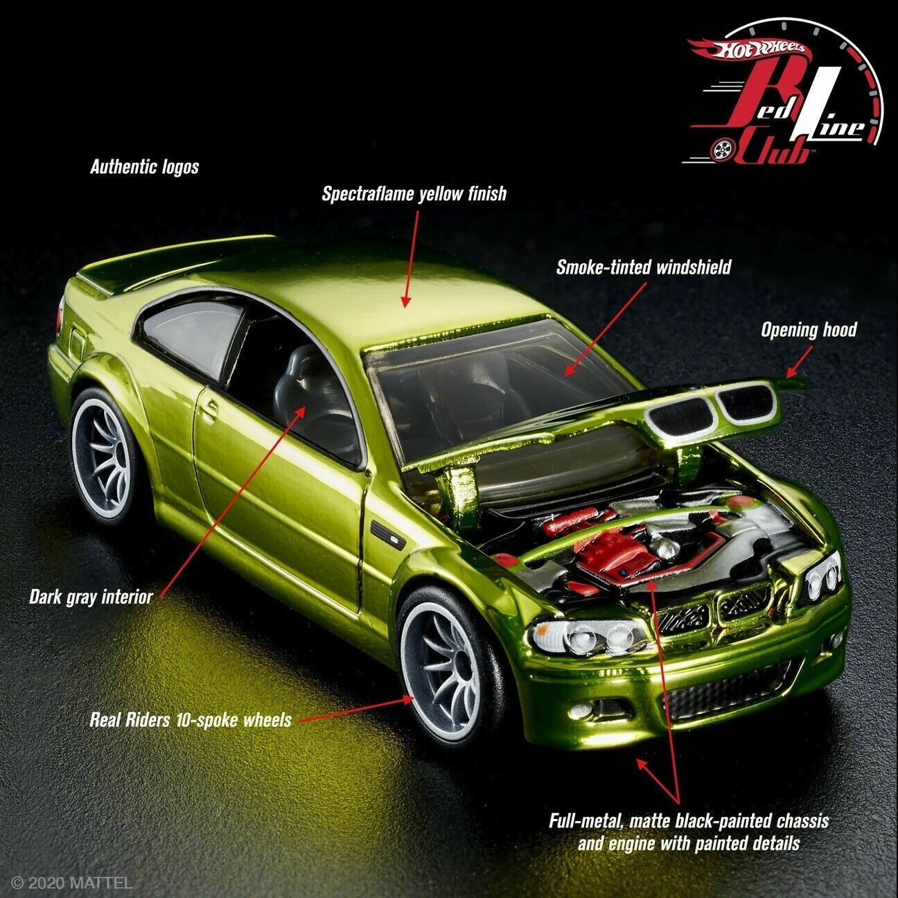 Hot Wheels RLC 2006 BMW M3 E46 Super Exclusive Spectraflame Hot Wheels RLC 2006 BMW M3 E46 Super Exclusive Spectraflame