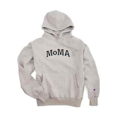 Rare Champion × MoMA New York Hoodie Reverse Weave XL