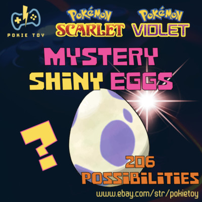 PICK ANY SHINY EGG x1 6IV LOW PRICE  SAME DAY DELIVERY | POKEMON SCARLET VIOLET