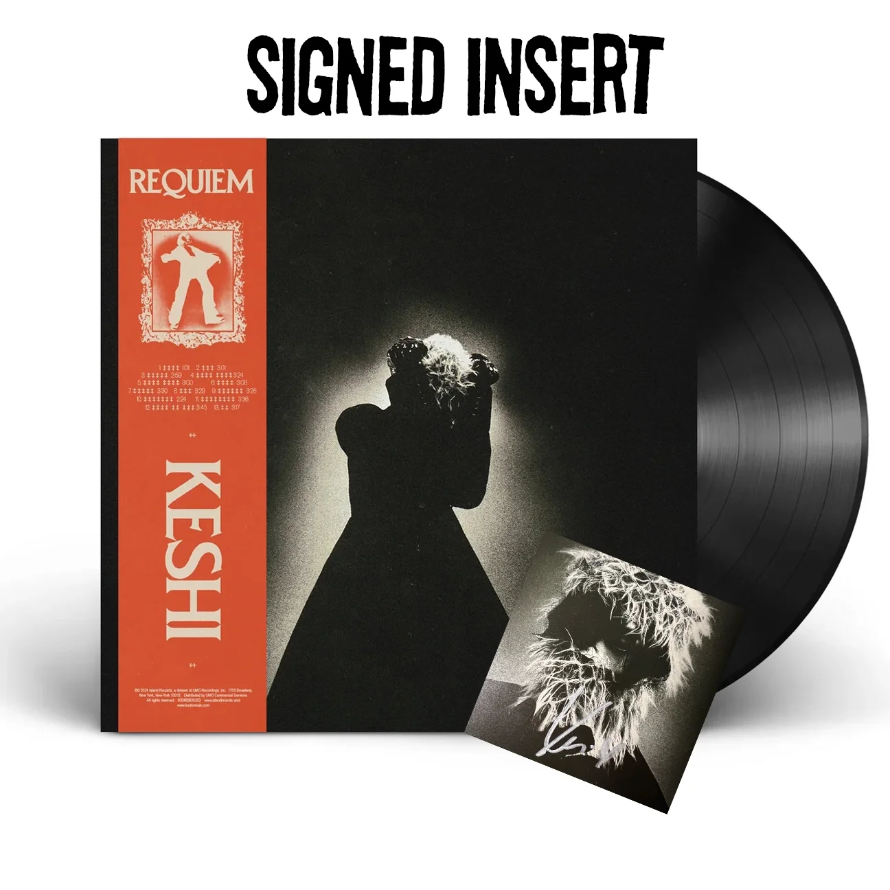 Keshi - REQUIEM (SIGNED INSERT) - LP VINYL Autographed [In