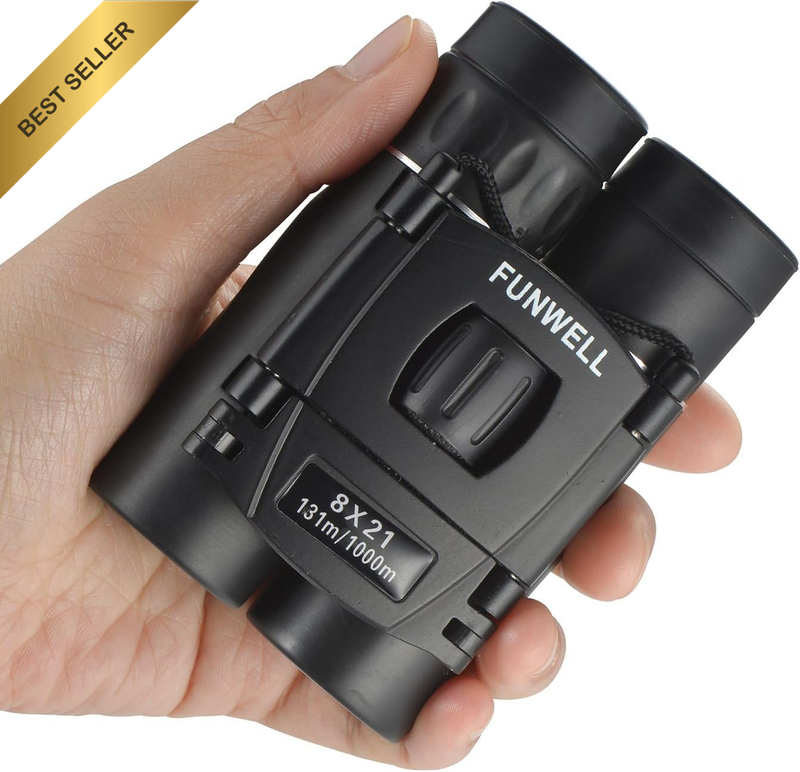 Mini Compact Lightweight 8X21 Small Binoculars for Concert Opera Sports Game Out
