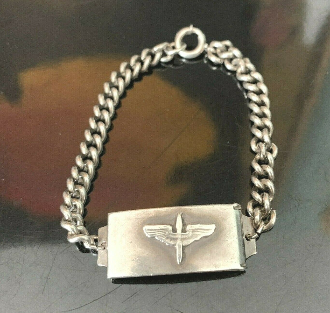 VTG. Air Force Sterling Silver WWII Sweetheart Wings Locket VTG. Air Force Sterling Silver WWII Sweetheart Wings Locket