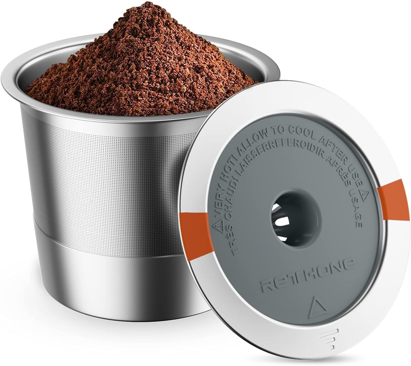 K Cup Reusable Coffee Pods, Stainless Steel Reusable K Cups Coffee Filter Compat