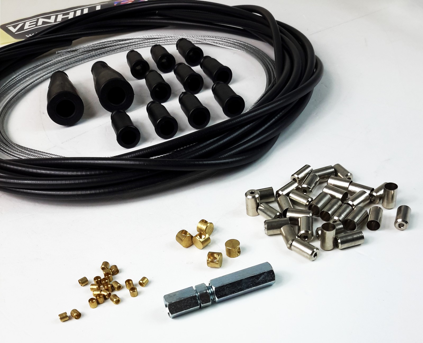 Venhill Universal DIY Work Shop Throttle Cable Kit 5 Meters