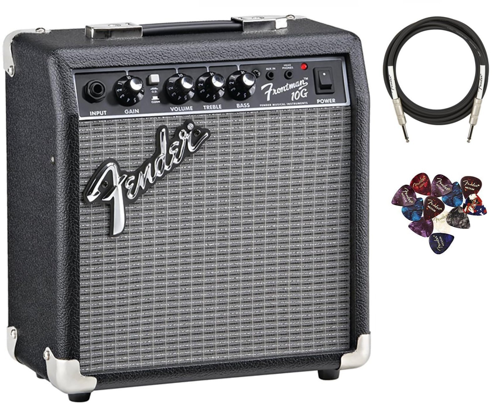 ギター Fender Frontman 10G Fender Frontman 10G Guitar Combo Amplifier - Black w