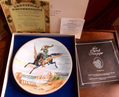 Haviland Limoges The Magic Horse Plate by Liliane Tellier 1979 Le Cheval Magique