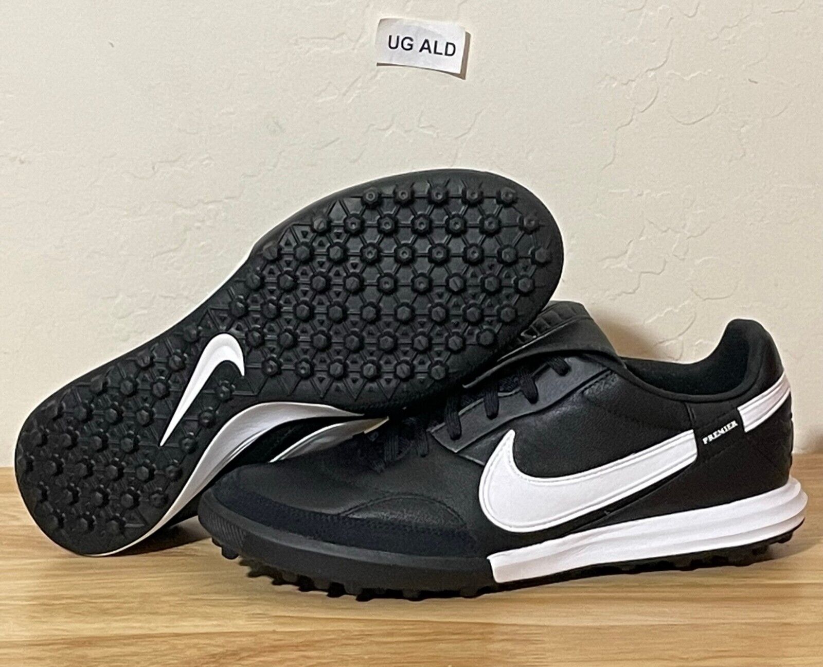 Nike Premier 3 TF Artificial Turf Black/White Soccer Shoes Nike Premier 3 TF Artificial Turf Black/White Soccer Shoes