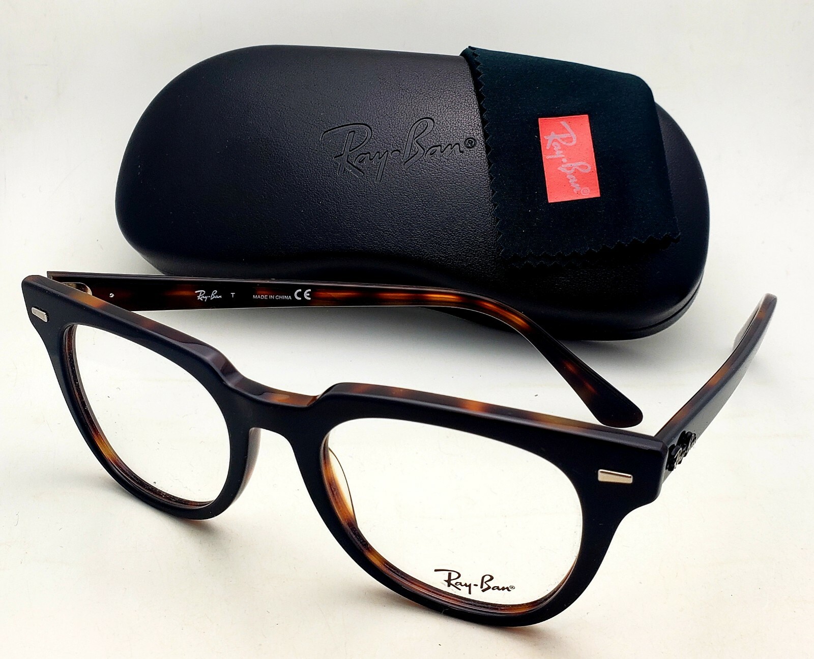 New Ray-Ban Reading Glasses RB 5377 5909 50-20 Black & Tortoise Frames Readers | eBay New Ray-Ban Reading Glasses RB 5377 5909 50-20 Black & Tortoise Frames Readers | eBay