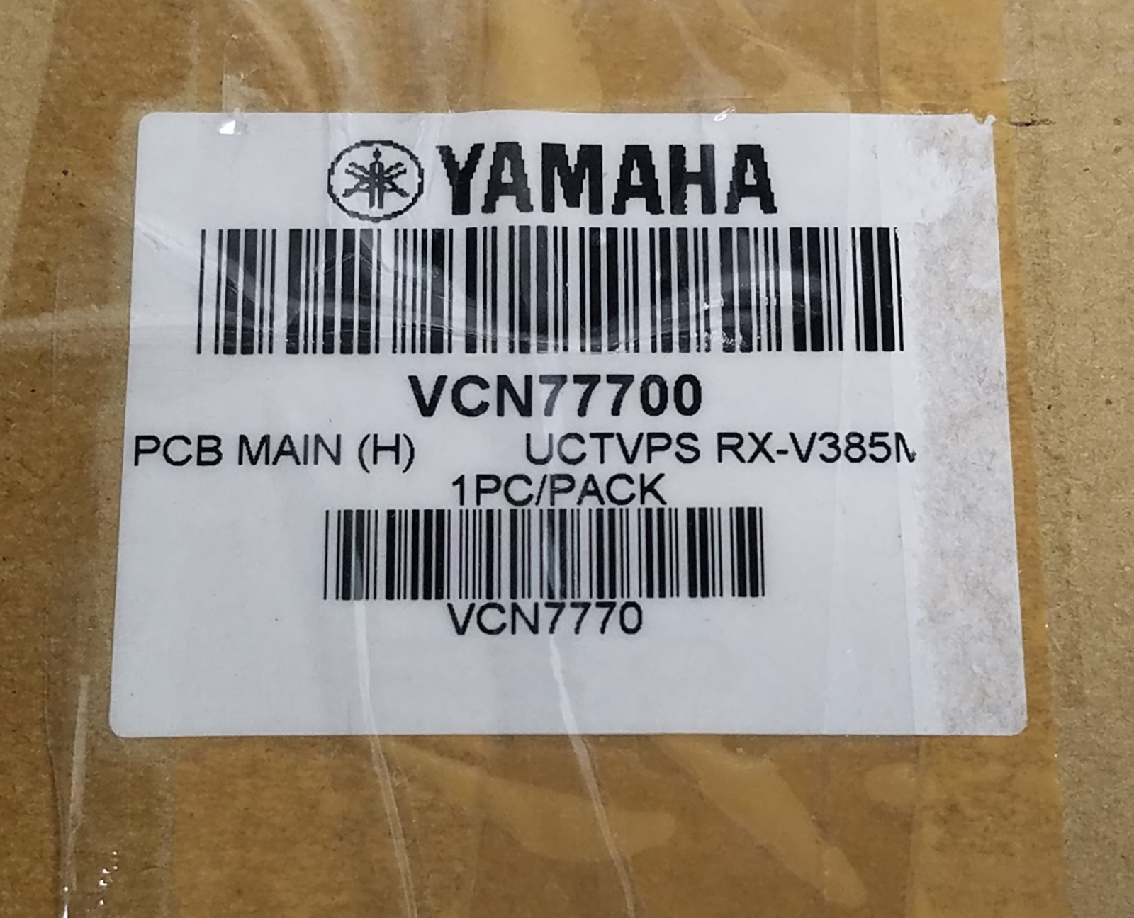Yamaha VCN77700 - PCB Assembly Main UCTVPS RX-V385 | eBay