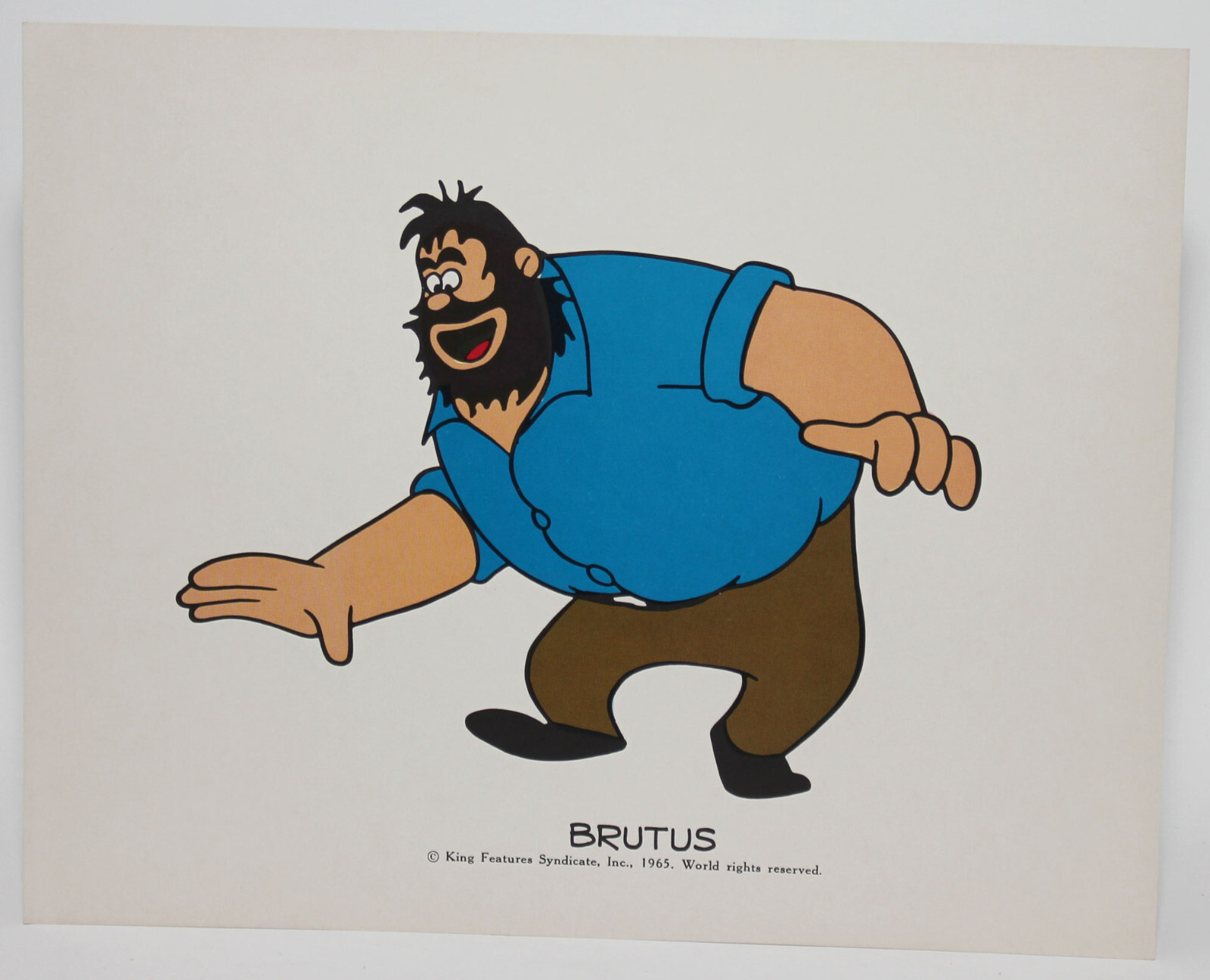 ポパイ パブミラー　KING FEATURES SYNDICATE USA BRUTUS (Popeye) Print King Features Syndicate Inc. 8x10