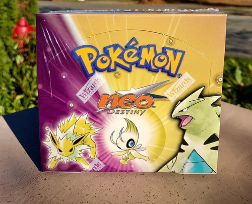 ポケモンカードゲーム pokemon Neo Destiny1st Edition box Pokemon Neo Destiny EMPTY 1st Edition Booster Box Opened No