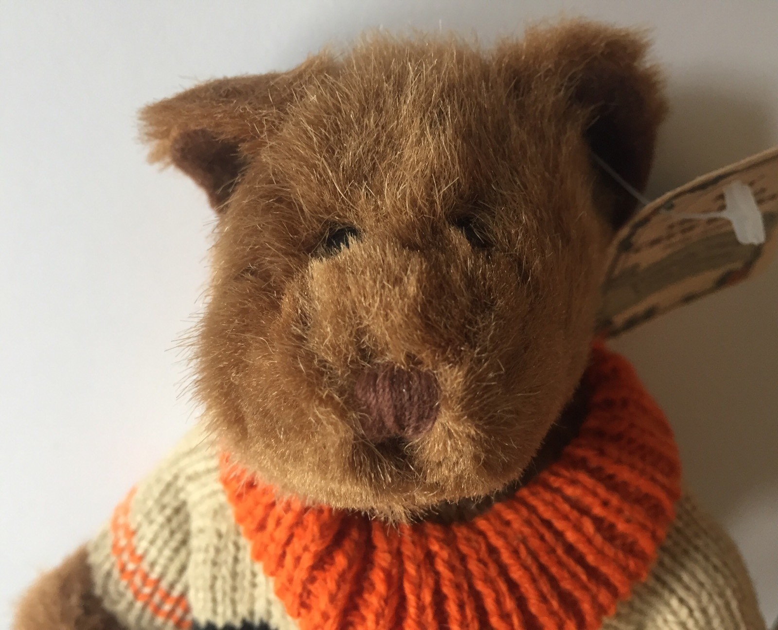 RUSS BOO CREW JOINTED STUFFED BEAR NWT Halloween Bat Decor Party