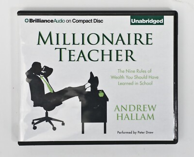 Millionaire Teacher by Andrew Hallam Unabridged Audiobook 6CD