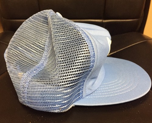 Vtg Pennsylvania PA Coal Baby Blue Snapback Trucker Hat Cap SnapBack Made in USA