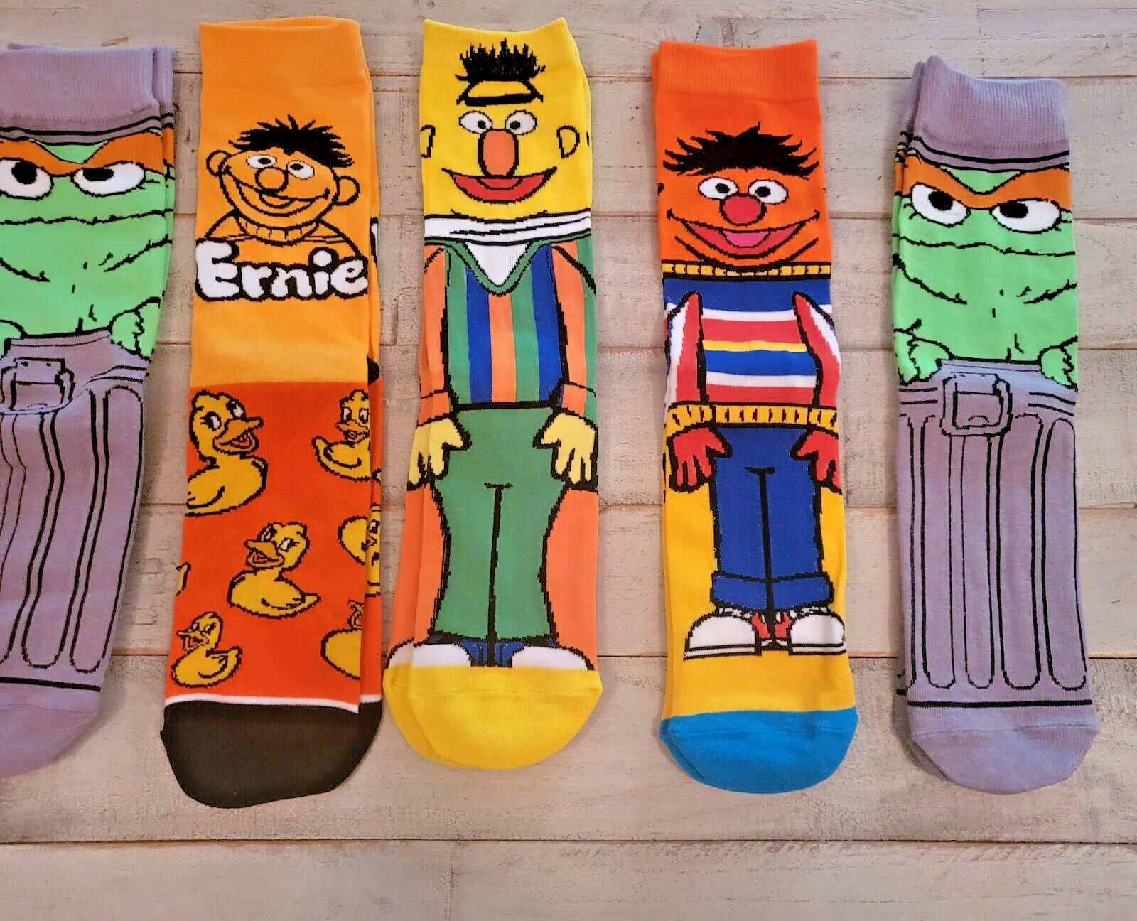 Seasame Street Sock Collection 10 pack Cookie Monster, Big Bird and More!