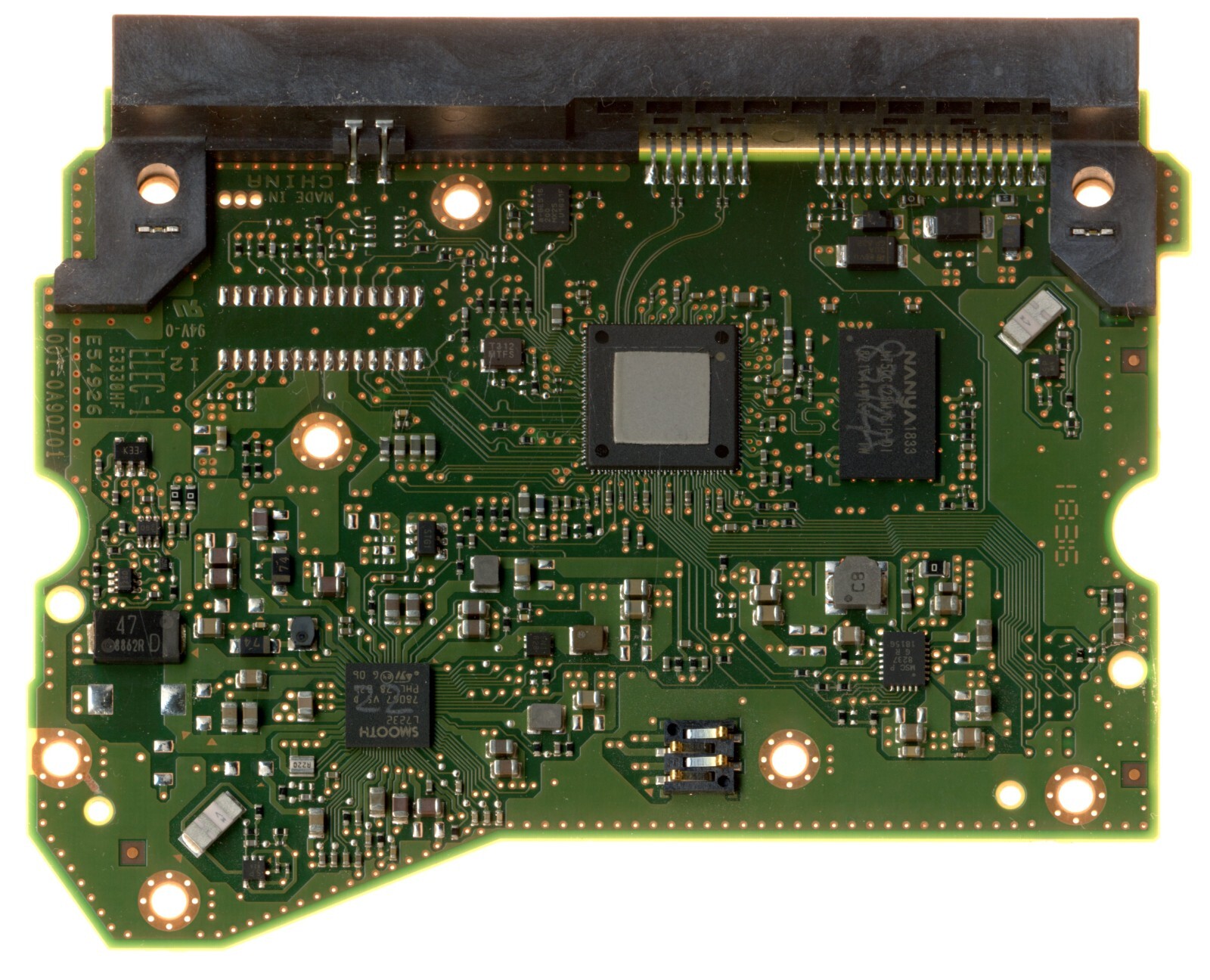 【新品未使用】Top board【0/0ver】 WD100EZAZ 006-0A90701 0J50747 Circuit Board Repair for hard