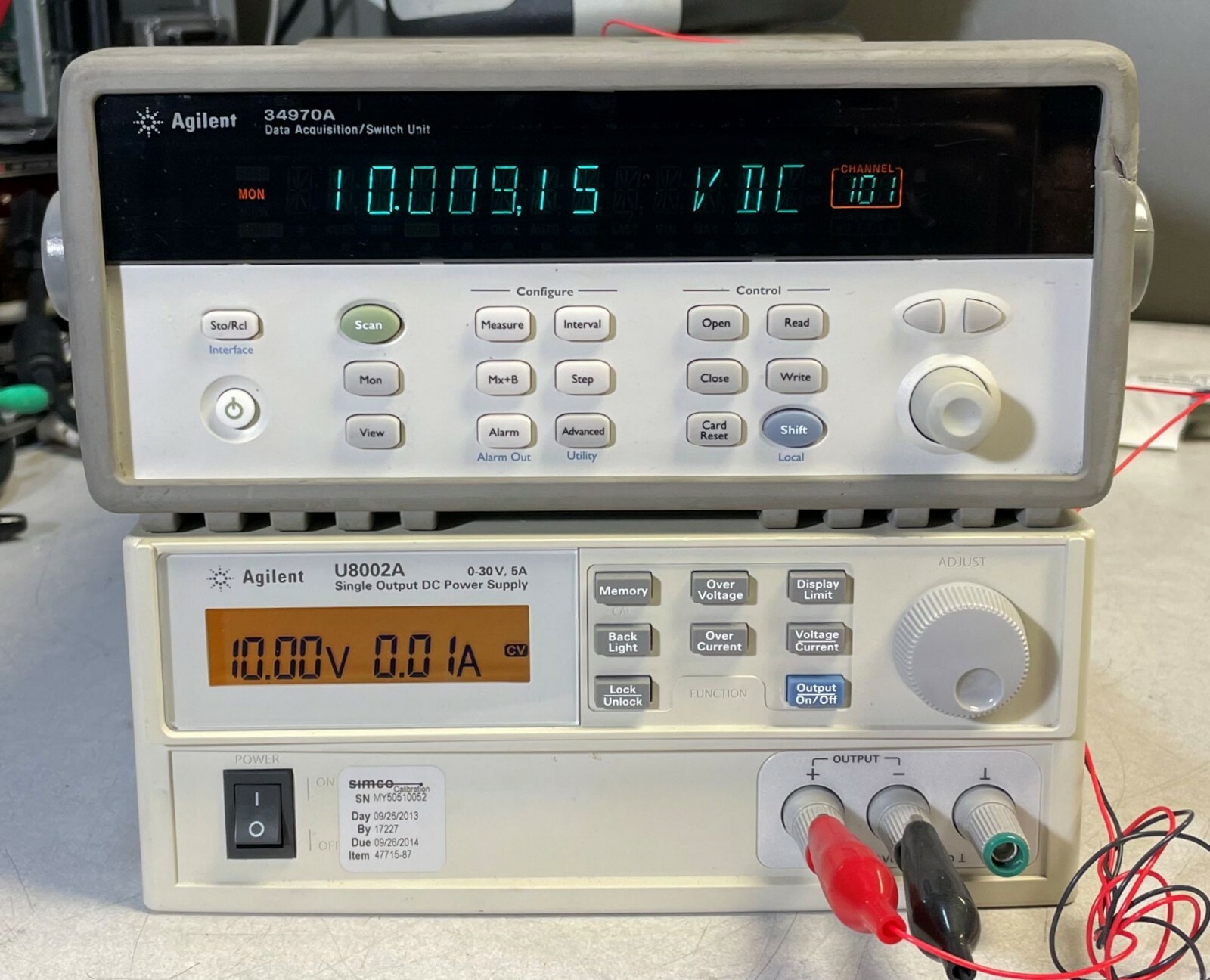 Agilent HP 34970A Data Acquisition Data Logger Switch Unit w/ 6.5 Digit