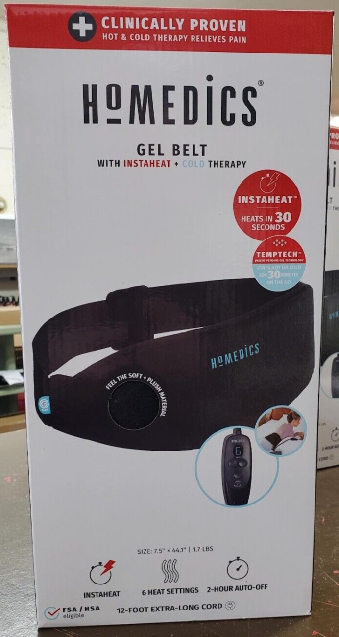 HoMedics Dual-Therapy Hot + Cold Gel Electric Heating Pad, W